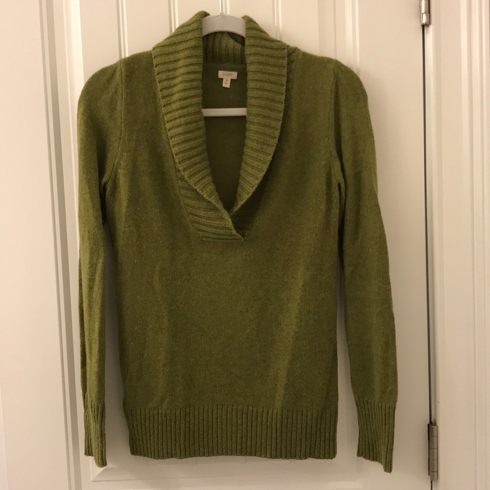 Shawl collar sweater